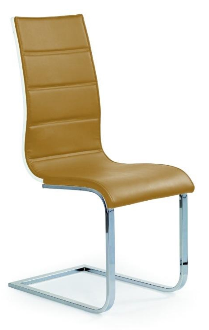 krzesło do jadalni-krzesła do salonu-krzesła ekoskóra-krzesło cappuccino,